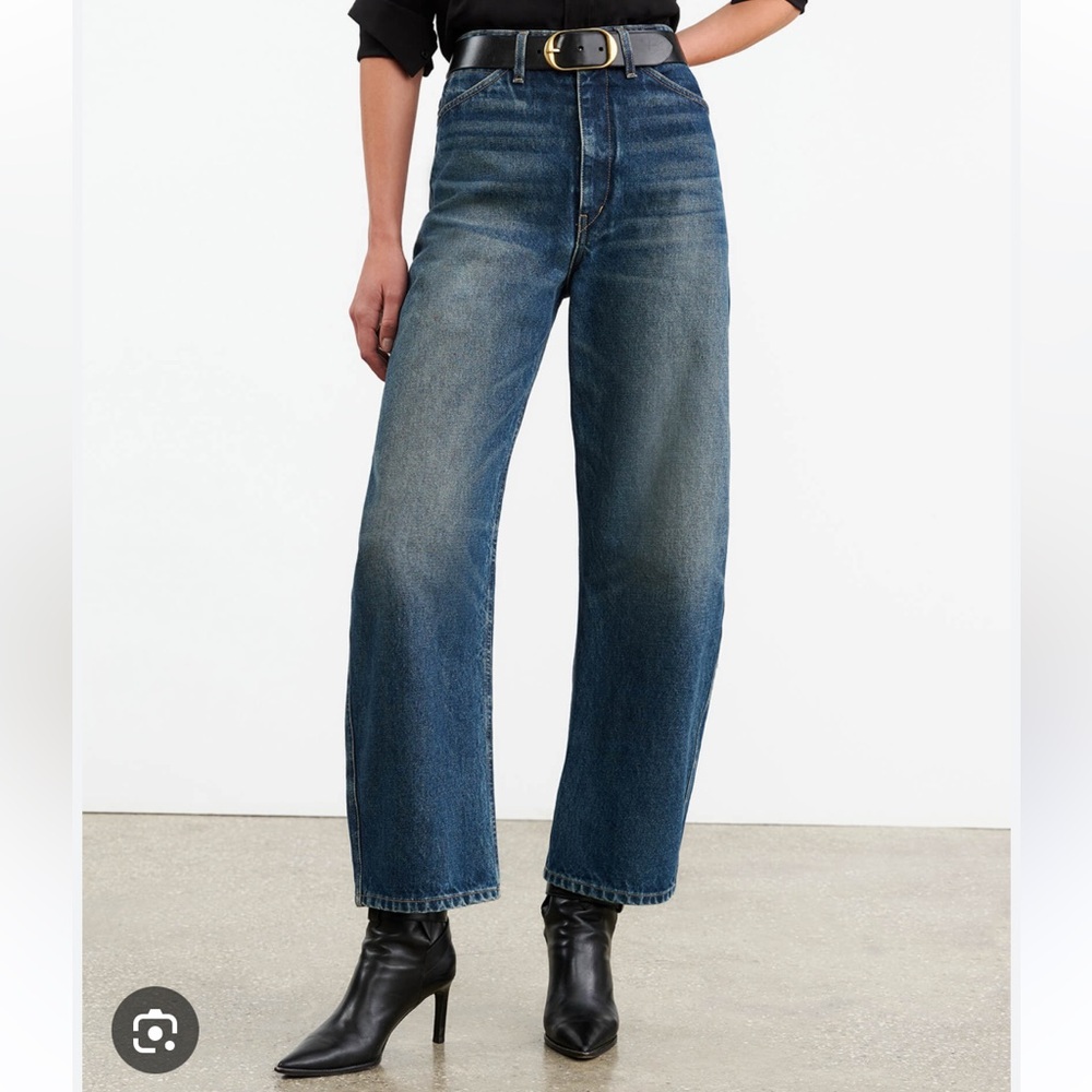 Nili Lotan high rise barrel Jean size 26